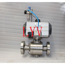 Wcb Worm Gear Válvula de bola de acero inoxidable flotante